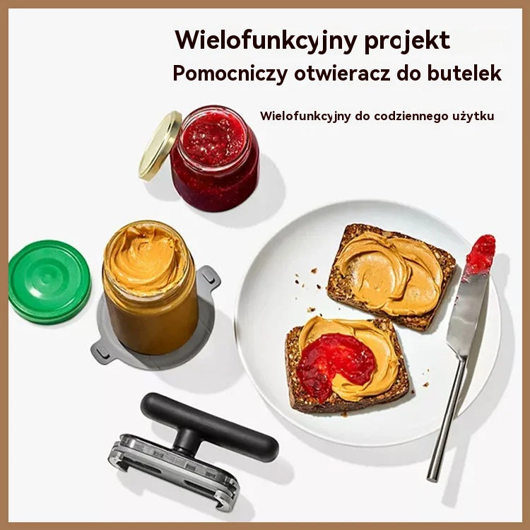 【Kup 1, otrzymaj 1 gratis🔥1 za 45.5 zł. 】Wielofunkcyjny otwieracz do butelek z antypoślizgową powierzchnią do kuchni i gospodarstwa domowego-4234861