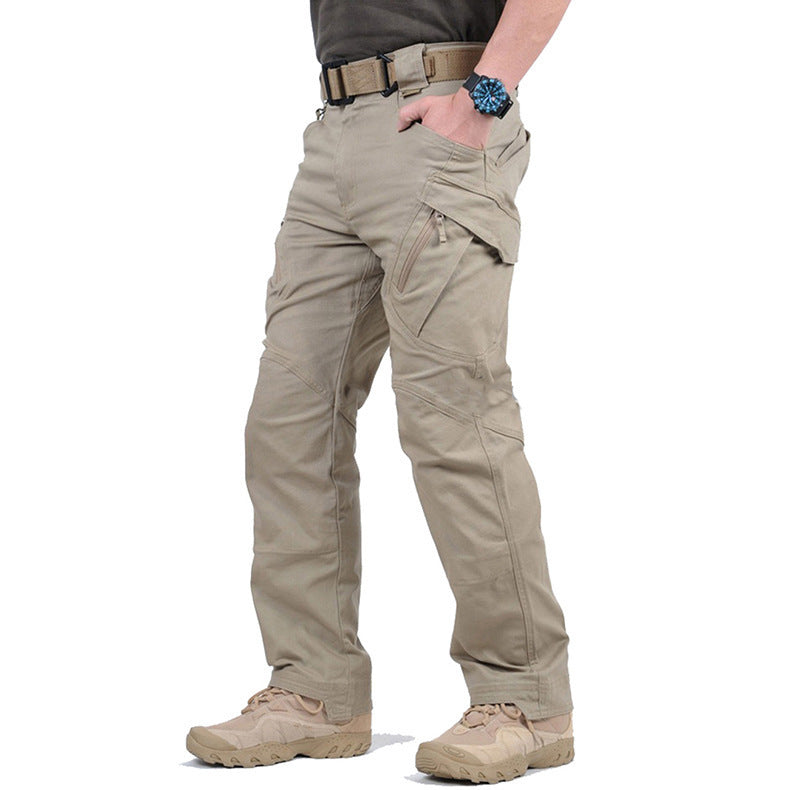 🔥Bestseller🔥【S-5XL】Męskie taktyczne spodnie bojowe w kamuflażu, z kieszeniami-4101286