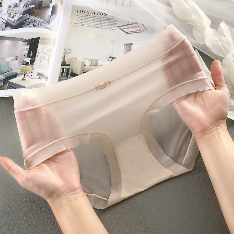 🥰🥰🥰【 6 sztuk 】 Ultra cienka bielizna 3D Ice Silk Bezszwowa bielizna Ultra cienka bielizna Nude 3736890