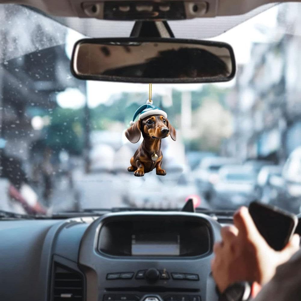 🎄🔥【2 kompleta 18 komada 】🐕 Ukrasi za božićno drvce u obliku štenaca-4155345