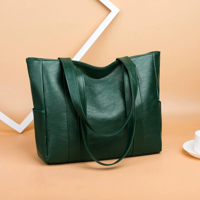 🌈👜【Ograniczona ilość】2025 Wiosna Nowa Moda Elegancka Duża Pojemność Damska Torba Na Ramię Z Prawdziwej Skóry-3899119