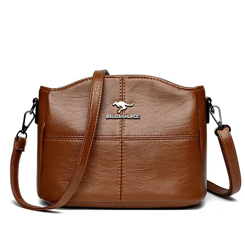 👜👜Nowa, ręcznie robiona torebka na ramię z prawdziwej skóry w stylu vintage