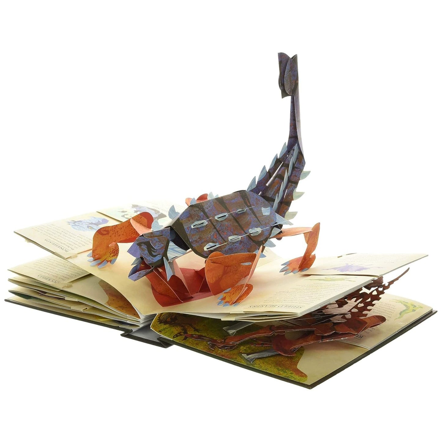 📕 3D prehistoryczna encyklopedia dinozaurów, książka z wyskakującymi okienkami, encyklopedia dinozaurów-4105969