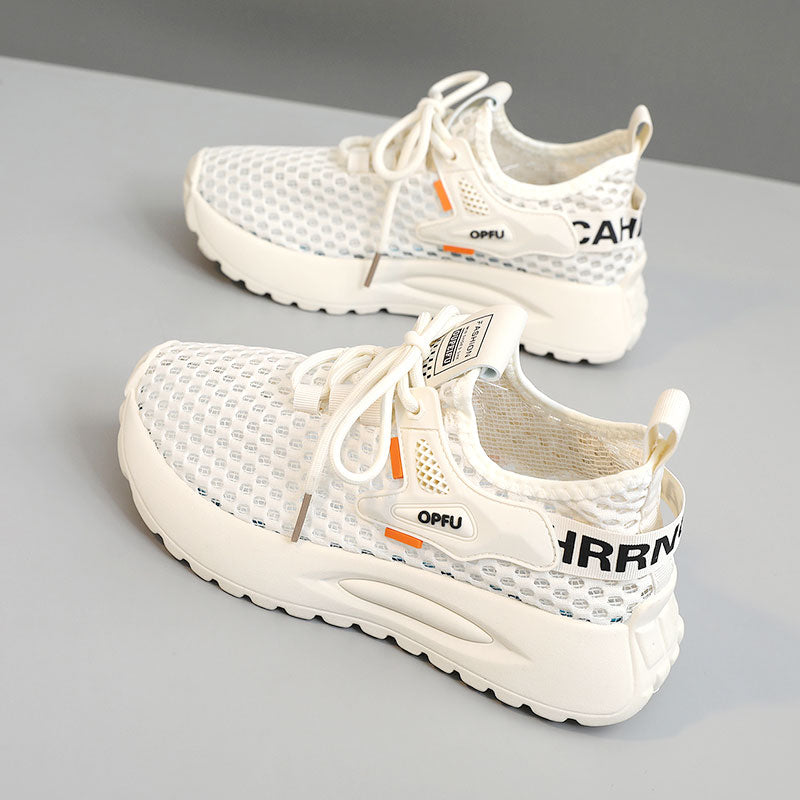✨ 【35-40】 Letnie, codzienne, ultralekkie, ultra oddychające buty sportowe damskie z siateczki-3924655