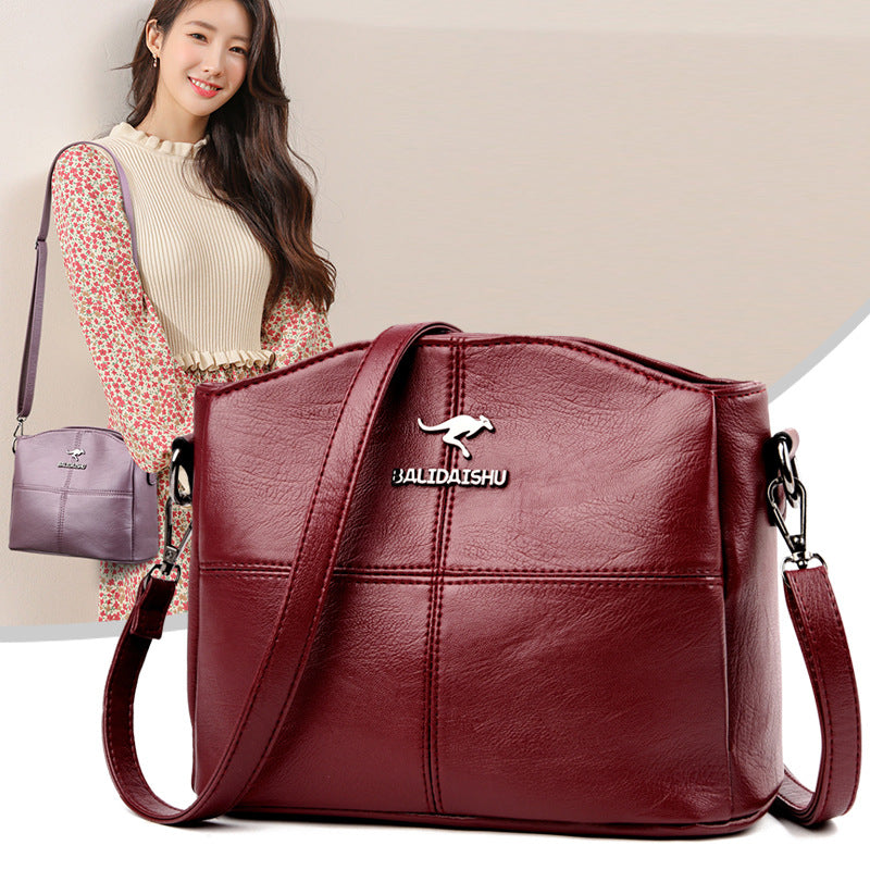 👜👜Nowa, ręcznie robiona torebka na ramię z prawdziwej skóry w stylu vintage