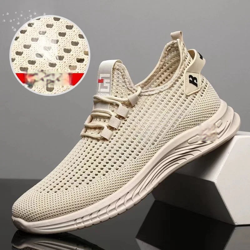👟【39-44】Wygodne, oddychające, antypoślizgowe, modne buty męskie z siateczki-3575178