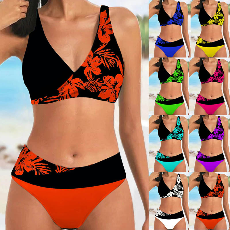 👙【S~5XL】Nowy styl damski dwuczęściowy kostium kąpielowy bikini