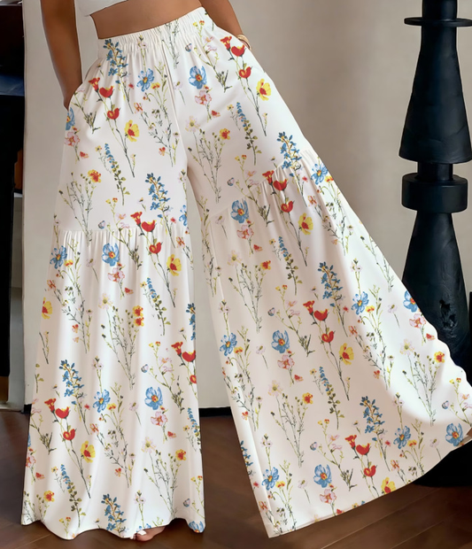 🌸【S-2XL】Stylové dámské kalhoty se širokými nohavicemi ✨ Pohodlný střih, elegantní a snadno kombinovatelný 💕