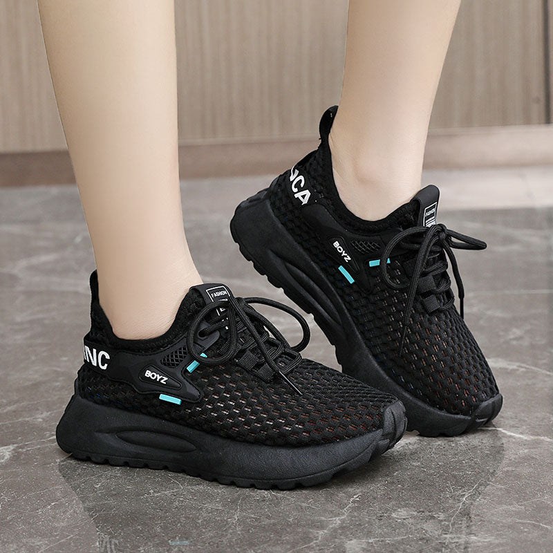 ✨ 【35-40】 Letnie, codzienne, ultralekkie, ultra oddychające buty sportowe damskie z siateczki-3924655