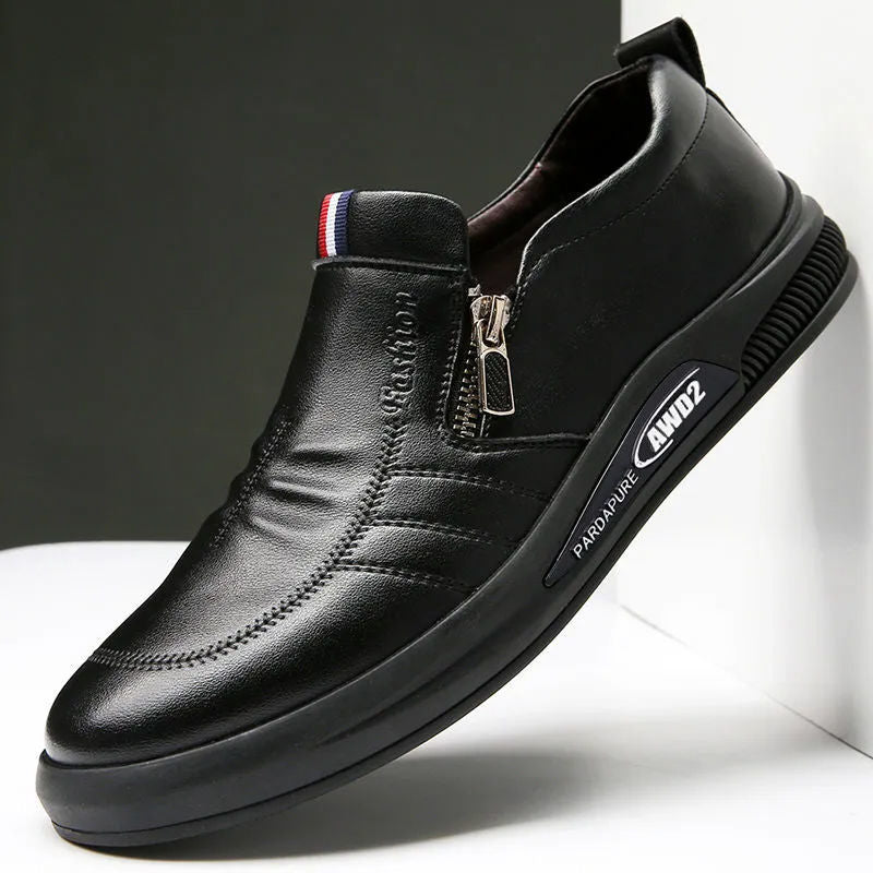 👞【39-44】 2025 nowe buty biznesowe na co dzień, miękka podeszwa i miękka skóra, wygodne i mocne-3893867