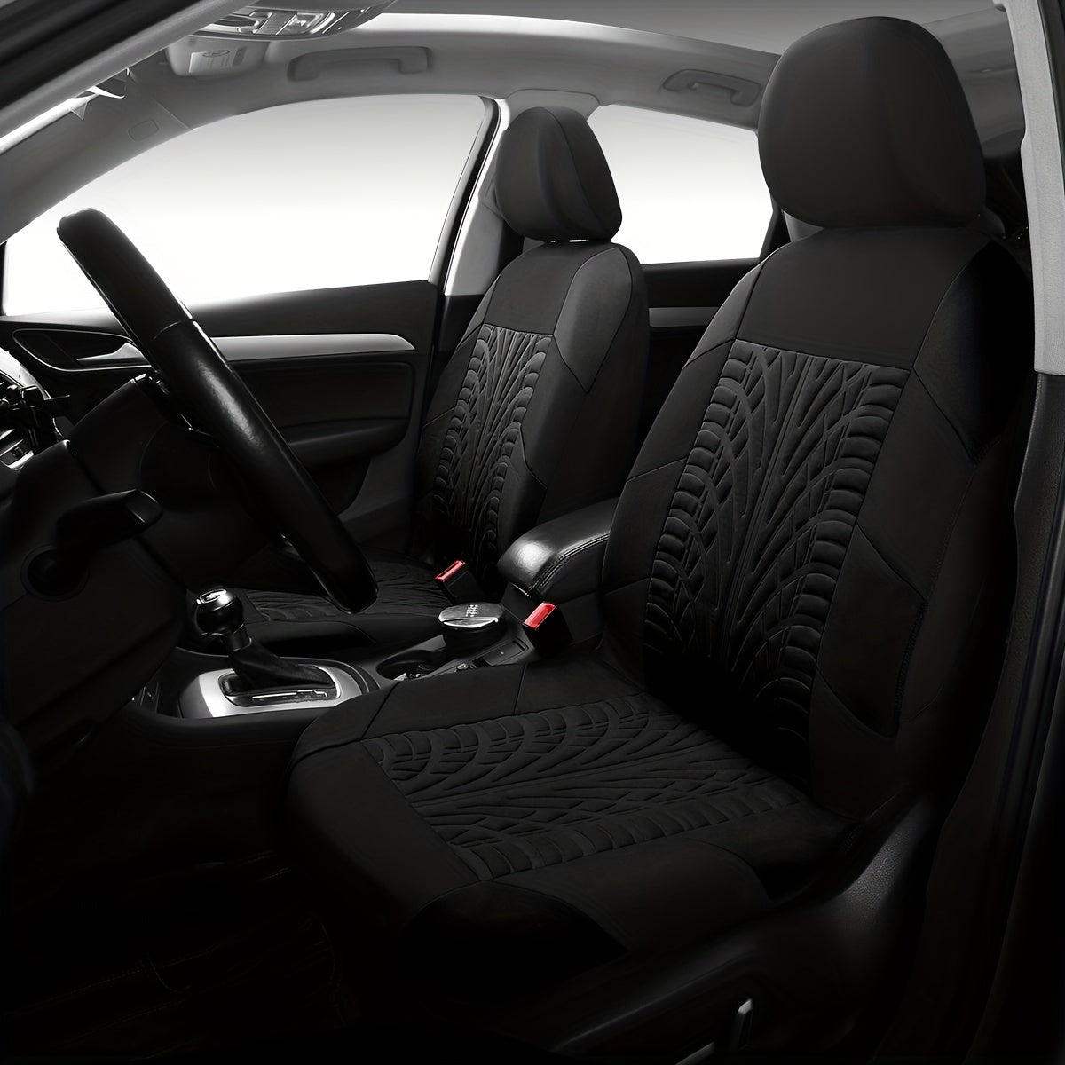 🚗🚗【Oferta ograniczona czasowo】2025 nowy modny uniwersalny miękki skórzany zestaw pokrowców na siedzenia samochodowe-3995062