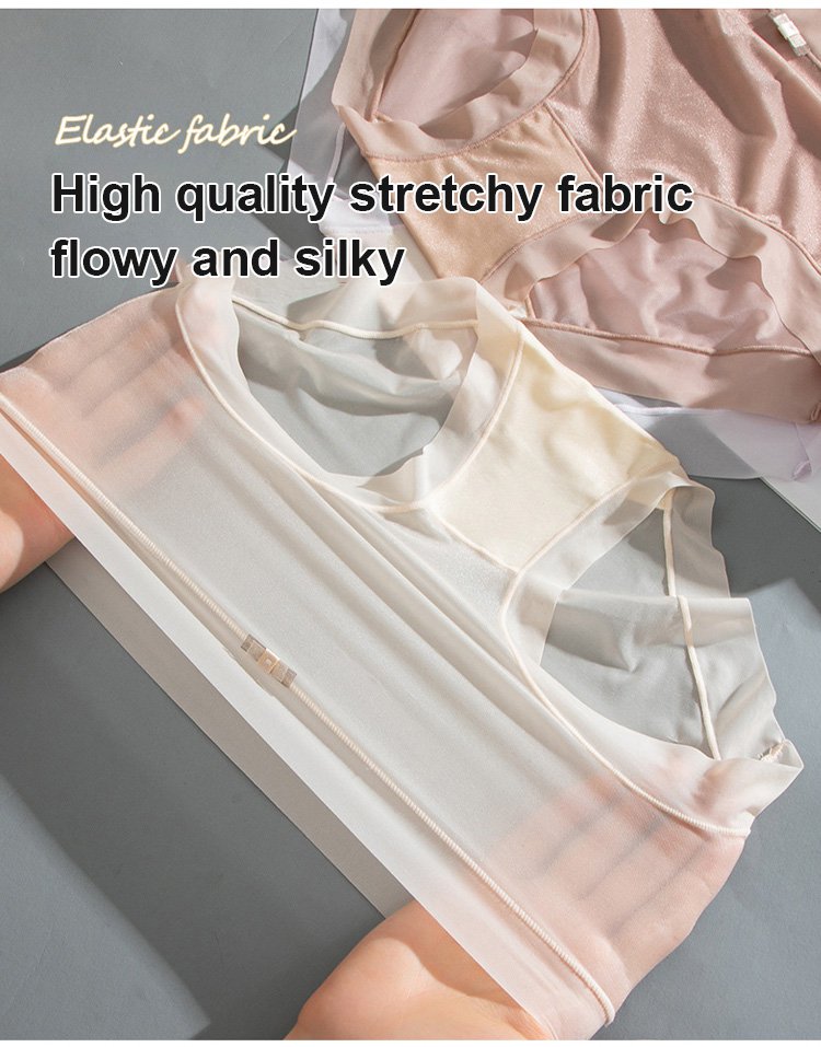 🥰🥰🥰【 6 sztuk 】 Ultra cienka bielizna 3D Ice Silk Bezszwowa bielizna Ultra cienka bielizna Nude 3736890