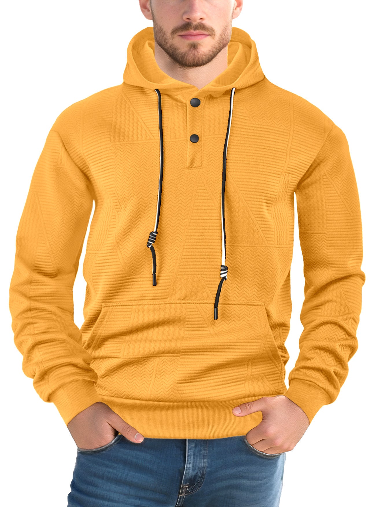 【S-3XL】Nová pánská volná mikina s kapucí na podzim/zimu 4195212