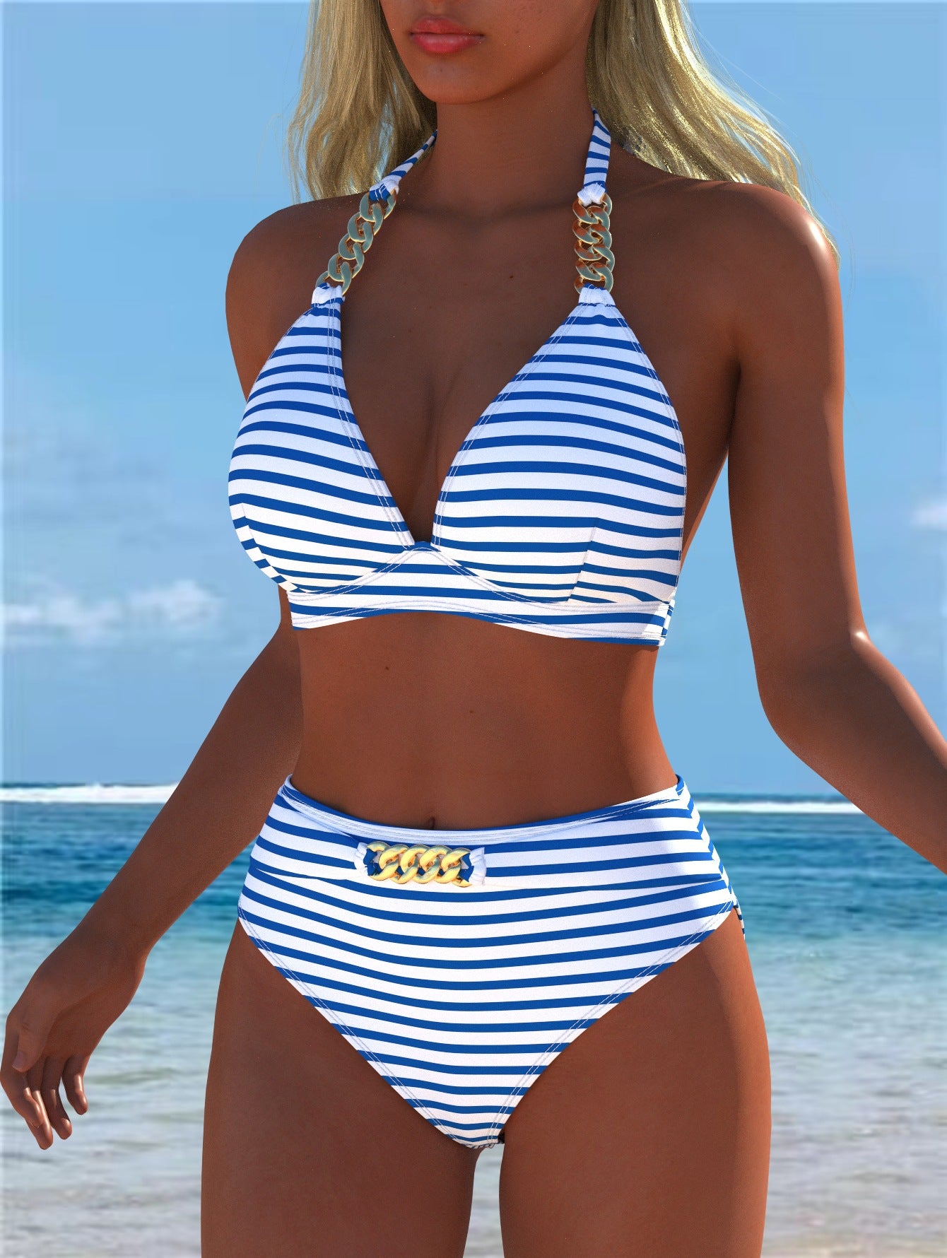 🏖️ Poslední den – sleva 50 %!【40–80 KG】🤩 Nové lehké dámské plavky s potiskem na léto. Rychleschnoucí a prodyšný materiál, módní střih, který lichotí postavě.