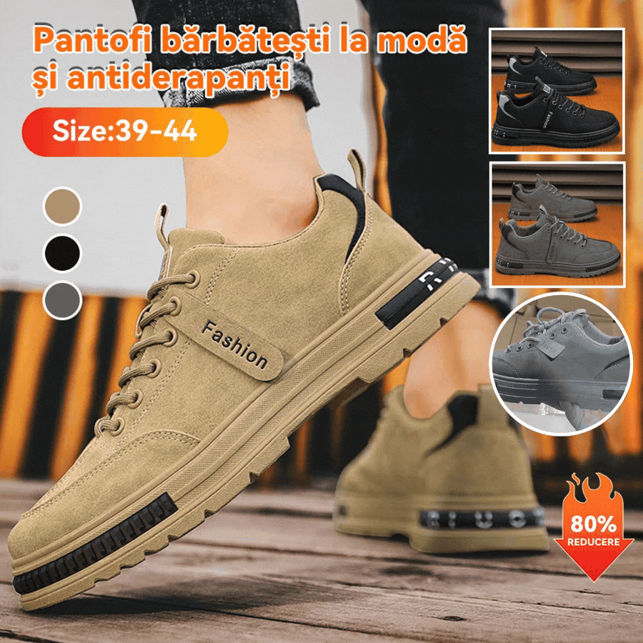 🥇【39-44】Nowe męskie miękkie skórzane buty do chodzenia po desce-3948085