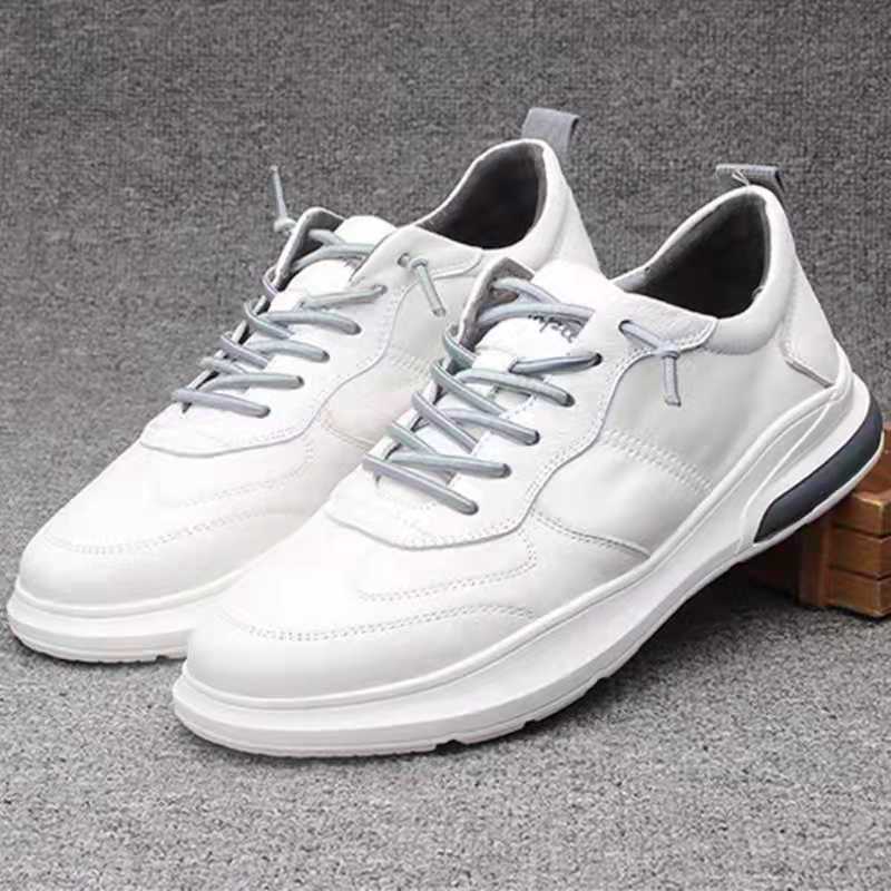👞【39-44】2024 nowe męskie buty na co dzień z prawdziwej skóry-3759765