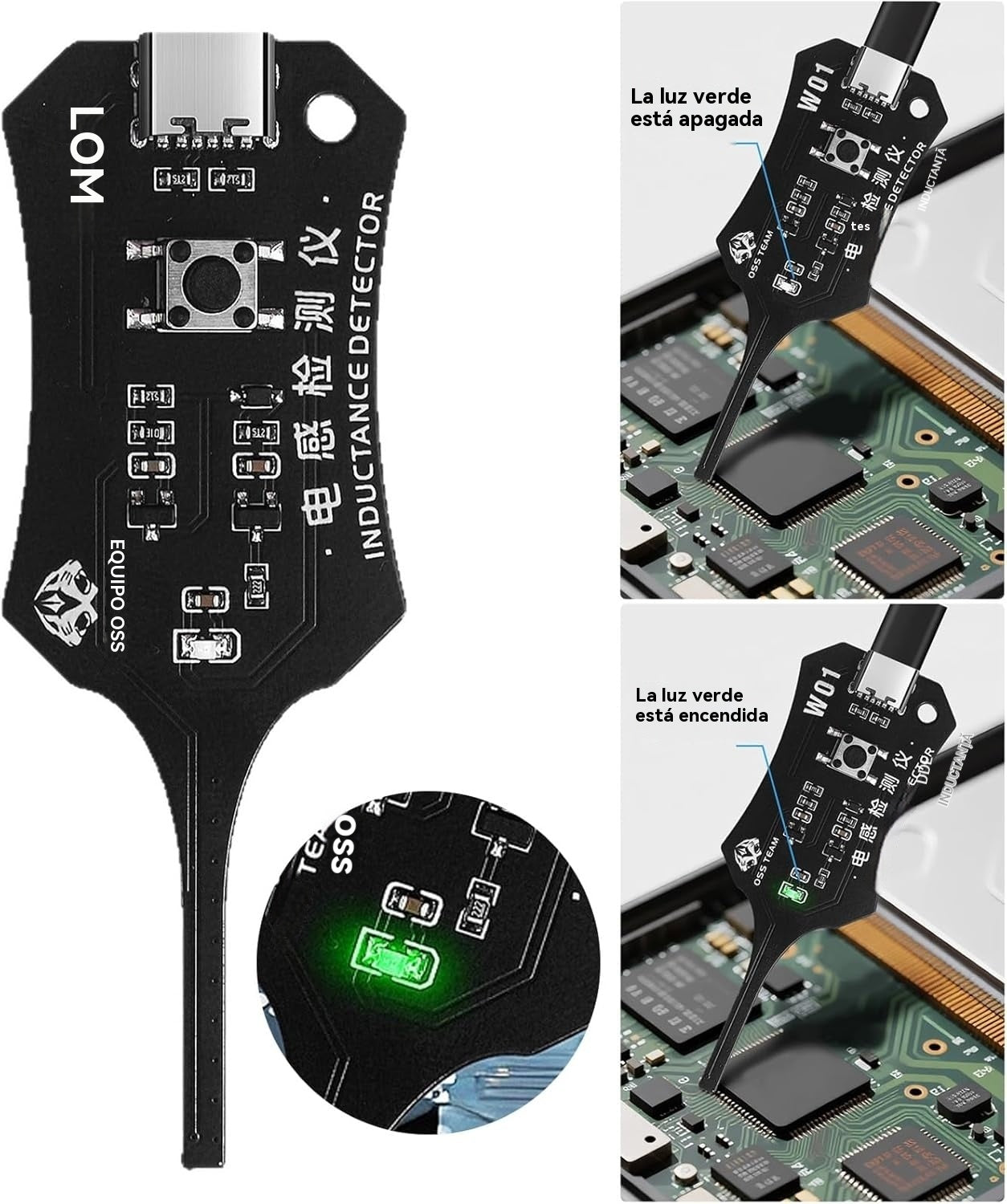⚡ 【Compra uno y llévate otro gratis】Probador de inductancia OSS: Soluciona problemas rápidamente en dispositivos electrónicos