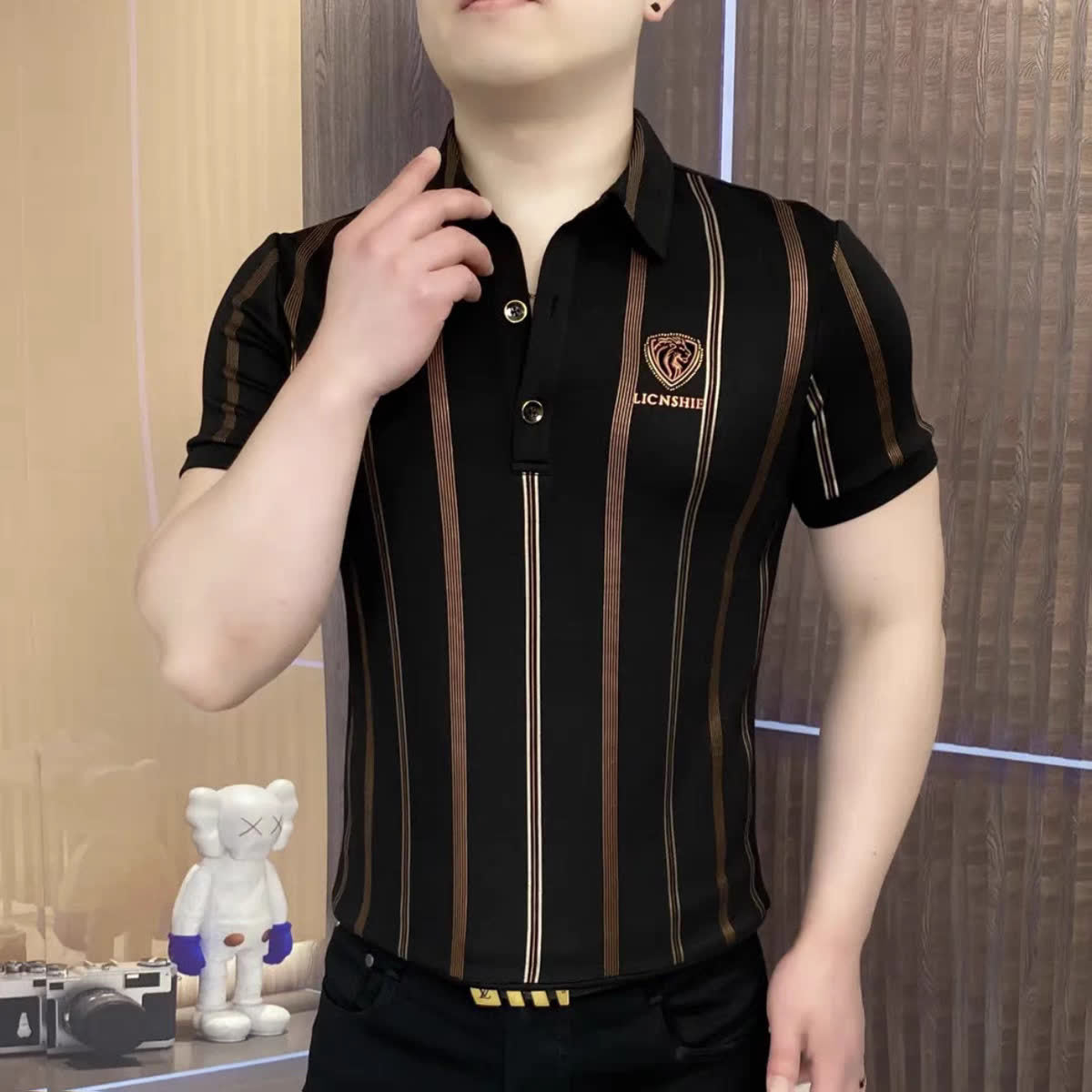 【M-5XL】👕♂️ Elegancka męska koszula polo z klapami