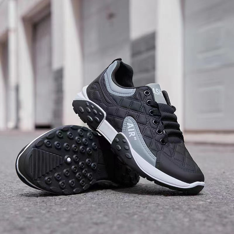 【39-44】 2024 nowe męskie skórzane buty sportowe na co dzień 3784061
