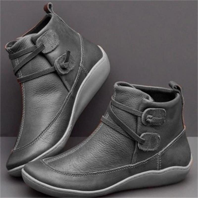 【35-43】Nowe damskie krótkie buty damskie w dużych rozmiarach-4110013