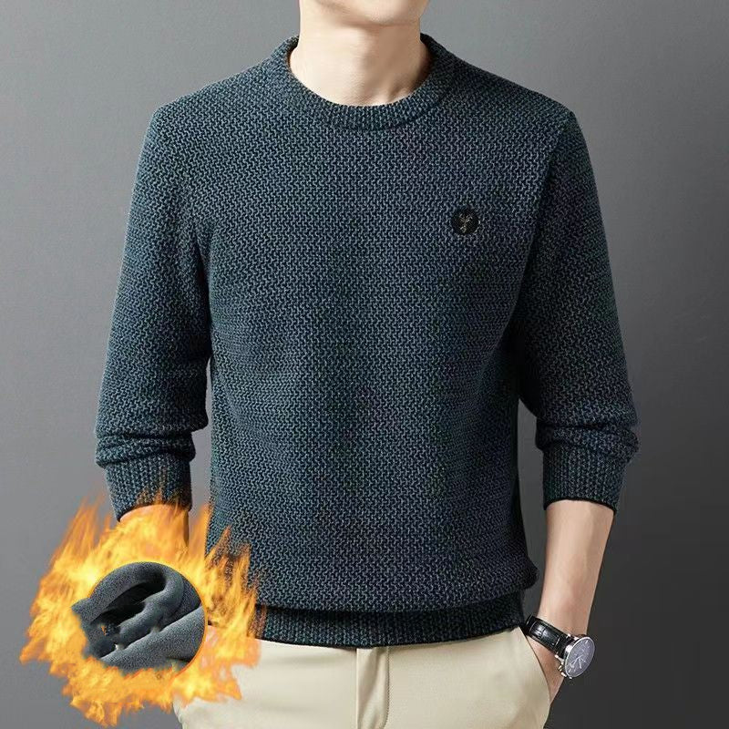 🔥【M-4XL】Nowy męski aksamitny sweter, stylowy, swobodny sweter 4176908