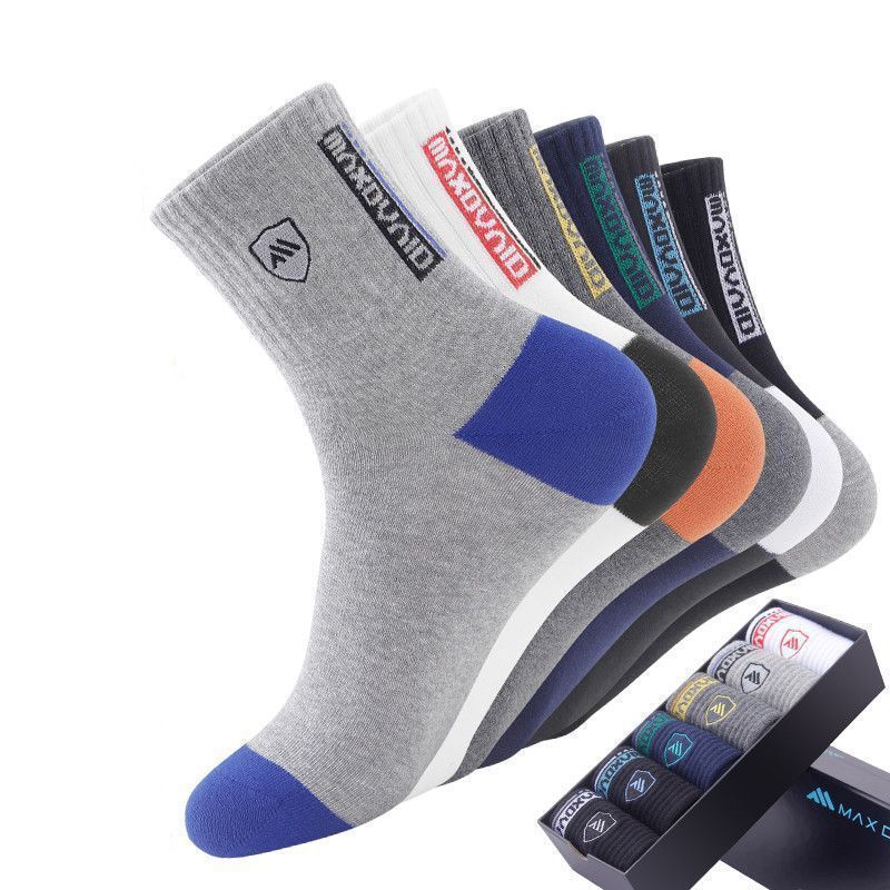 😍🧦【10 par】2024 Nowe męskie bawełniane skarpetki z dezodorantem pochłaniającym pot-3796920