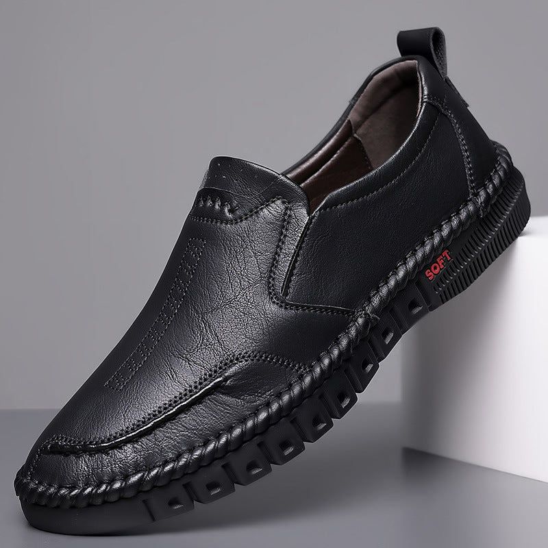 👞👨Promocja 50% na ograniczony czas【39-44】Męskie buty sportowe 2025, wykonane ze skóry naturalnej, z miękką podeszwą, antypoślizgowe i oddychające-4098436