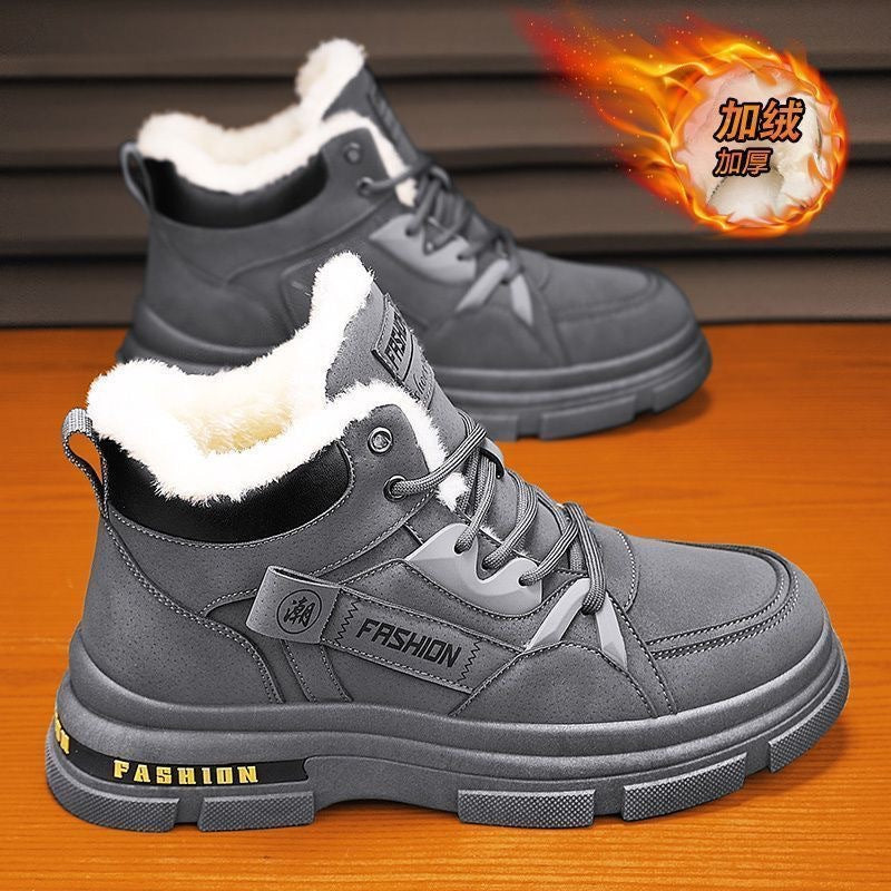 🔥🔥👞【39-44】2024 nowe męskie zimowe, pogrubione, aksamitne, ciepłe buty Martin 3848965