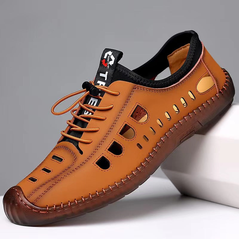 🏆️【Kup 1, a 2 dostaniesz gratis】Najlepiej sprzedające się produkty🔥👟【39~44】2025 nowe modne sandały męskie z miękką podeszwą, lekkie i antypoślizgowe-4032610