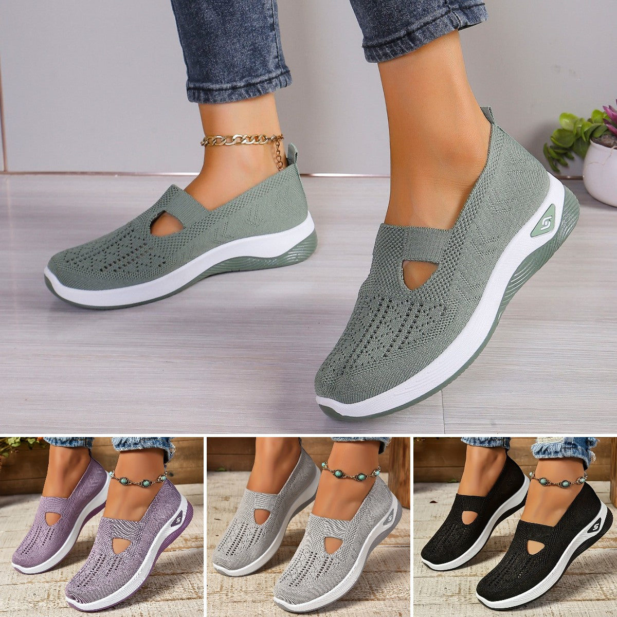 🔥🌟【35-42】🌟 Casualowe buty damskie, oddychające i wygodne 3726938