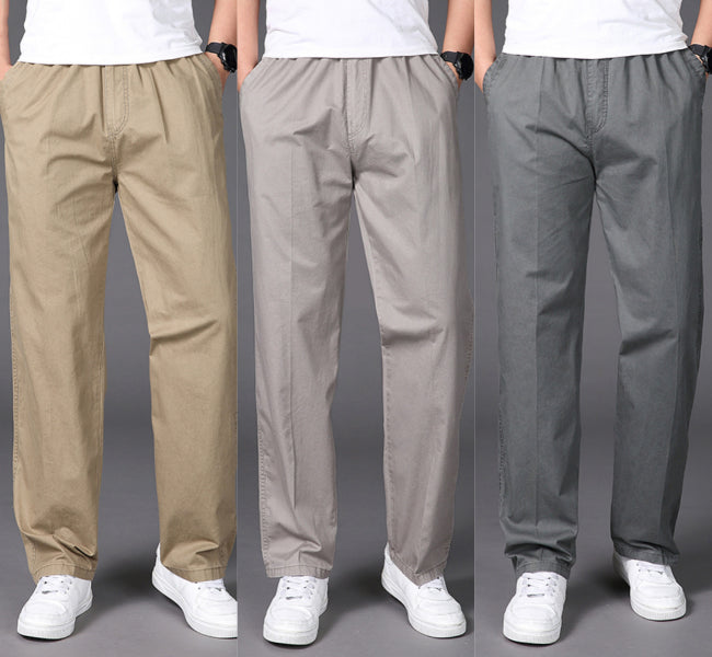 🔥【50-130KG】👖👖Nowe letnie spodnie męskie oddychające i wygodne-4072972