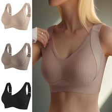 😍【4 sztuki】Biustonosz bezszwowy modelujący piersi❤️【40-95KG】-3981774