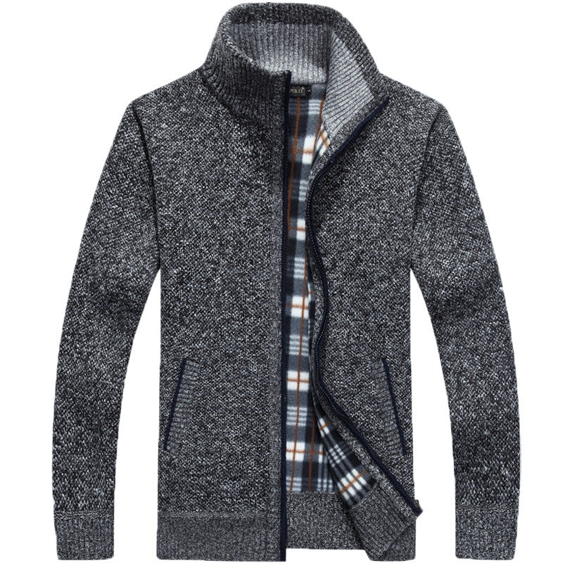 🔥【M~3XL】2025 męski sweter oversize z luźnym zamkiem-4145996