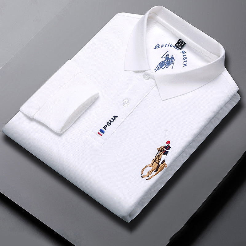 🔥【Zniżka 48%】【M-4XL】Nowa męska koszulka polo z długim rękawem 2024-3796825