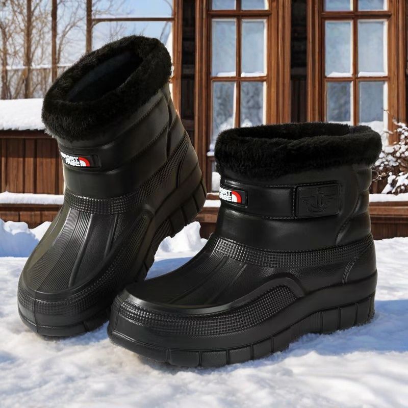 ♥️♥️【Nowy produkt】Ciepłe, wodoodporne, bawełniane buty outdoorowe i śniegowce wyściełane polarem-4209656