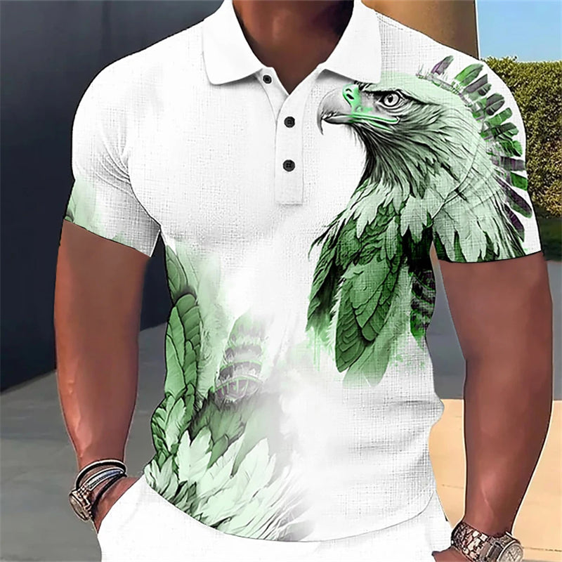 【S-6XL】👕👕 Tricou cu imprimeu lupi pentru bărbați-3614718