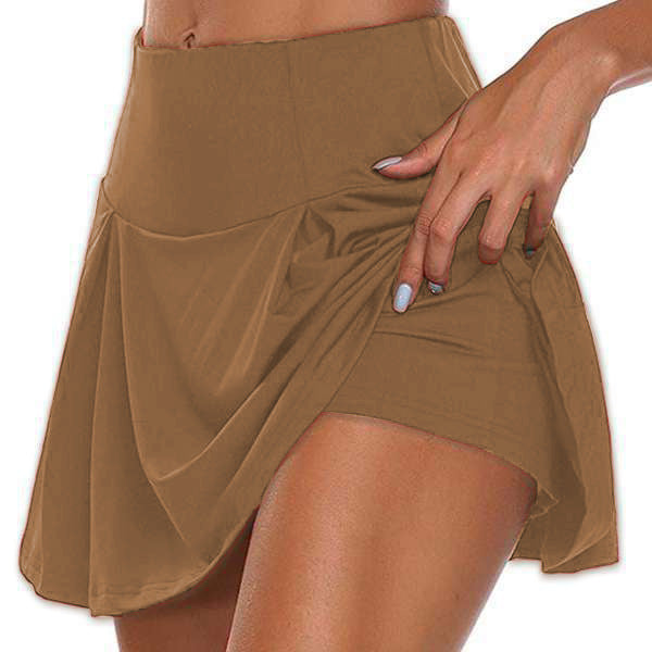 🔥【49% ZNIŻKI】👗【Kup 1, otrzymaj 1 za darmo】2 sztuki damskich sukienek ze zintegrowanymi spodenkami do sportu i fitnessu – dostępne w 13 kolorach.-4256020