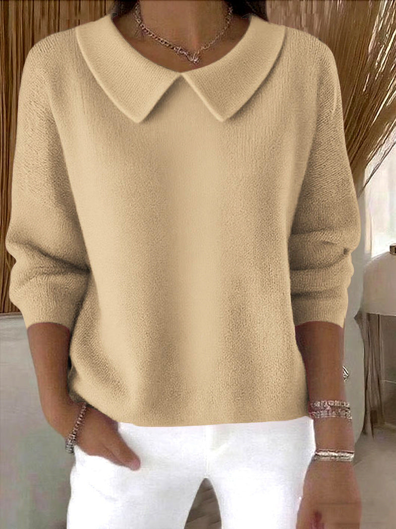 🔥✨【Nuevo estilo de otoño】【S-3XL】Cómoda camiseta de manga larga con cuello en V para otoño e invierno.