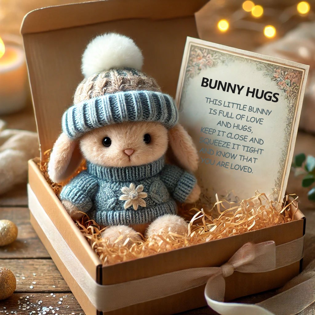 š„ćKup 1 i otrzymaj 1 gratisćšCotygodniowe promocješMini Hug Bunny, rÄcznie robiony, uroczy prezent wielkanocnyš-4043959