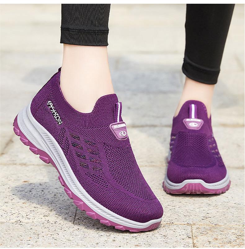 【36-41】Damskie antypoślizgowe ortopedyczne buty sportowe ze wsparciem łuku-3753945