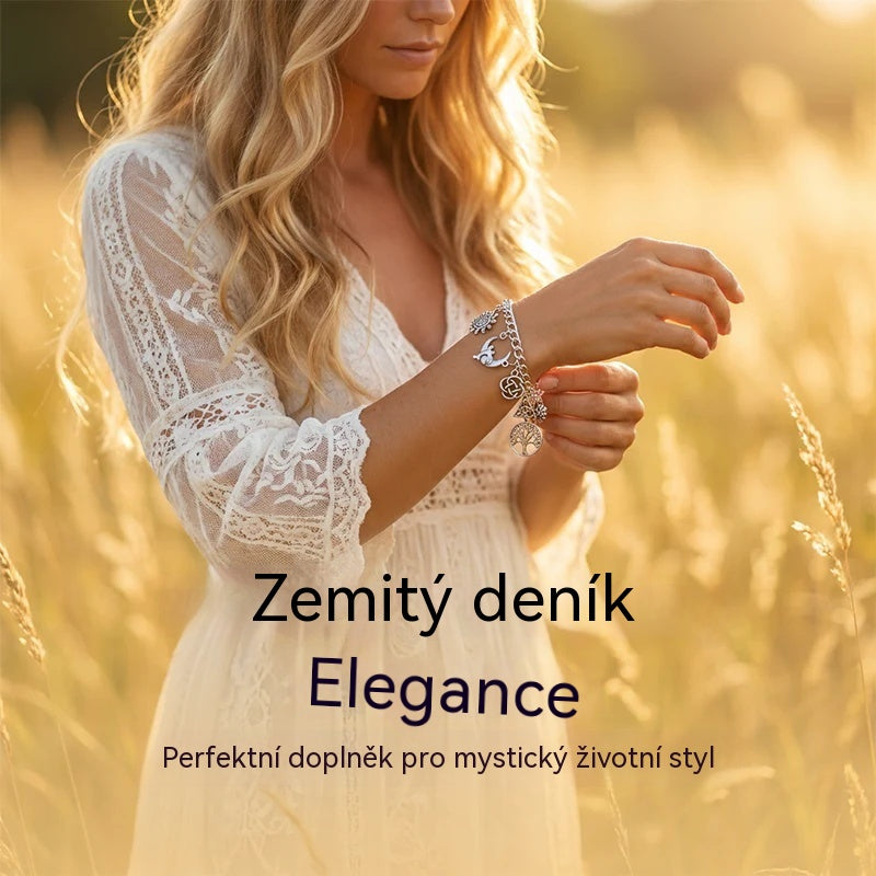 ✨ Časově omezená nabídka ✨ Stylový a elegantní dámský retro náramkový přívěsek