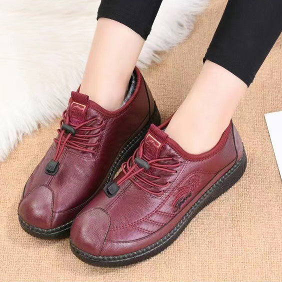 🩰【35-41】Damskie buty z miękką podeszwą i antypoślizgowymi małymi skórzanymi butami 3756487