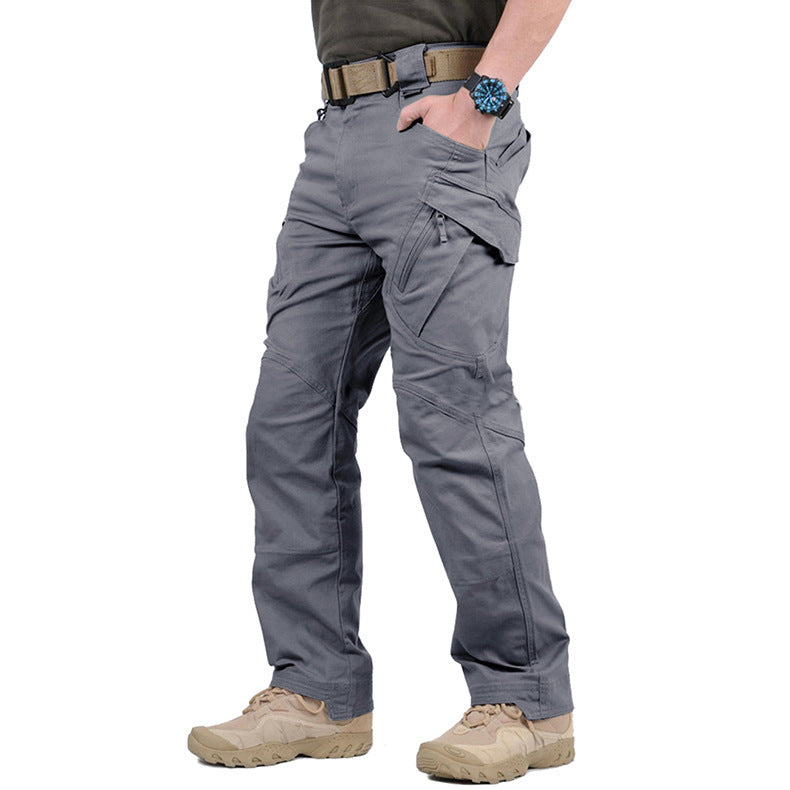 🔥Bestseller🔥【S-5XL】Męskie taktyczne spodnie bojowe w kamuflażu, z kieszeniami-4101286