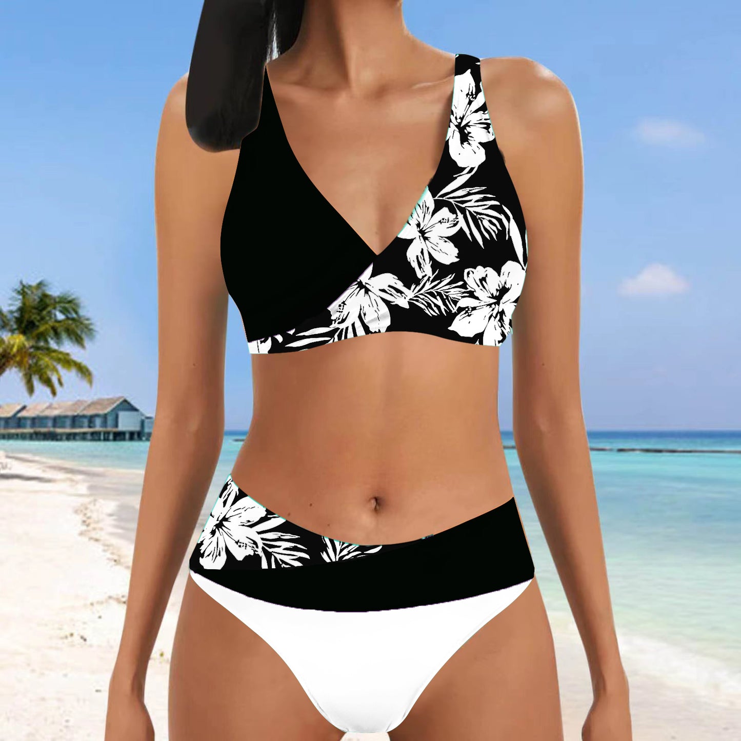 👙【S~5XL】Nowy styl damski dwuczęściowy kostium kąpielowy bikini