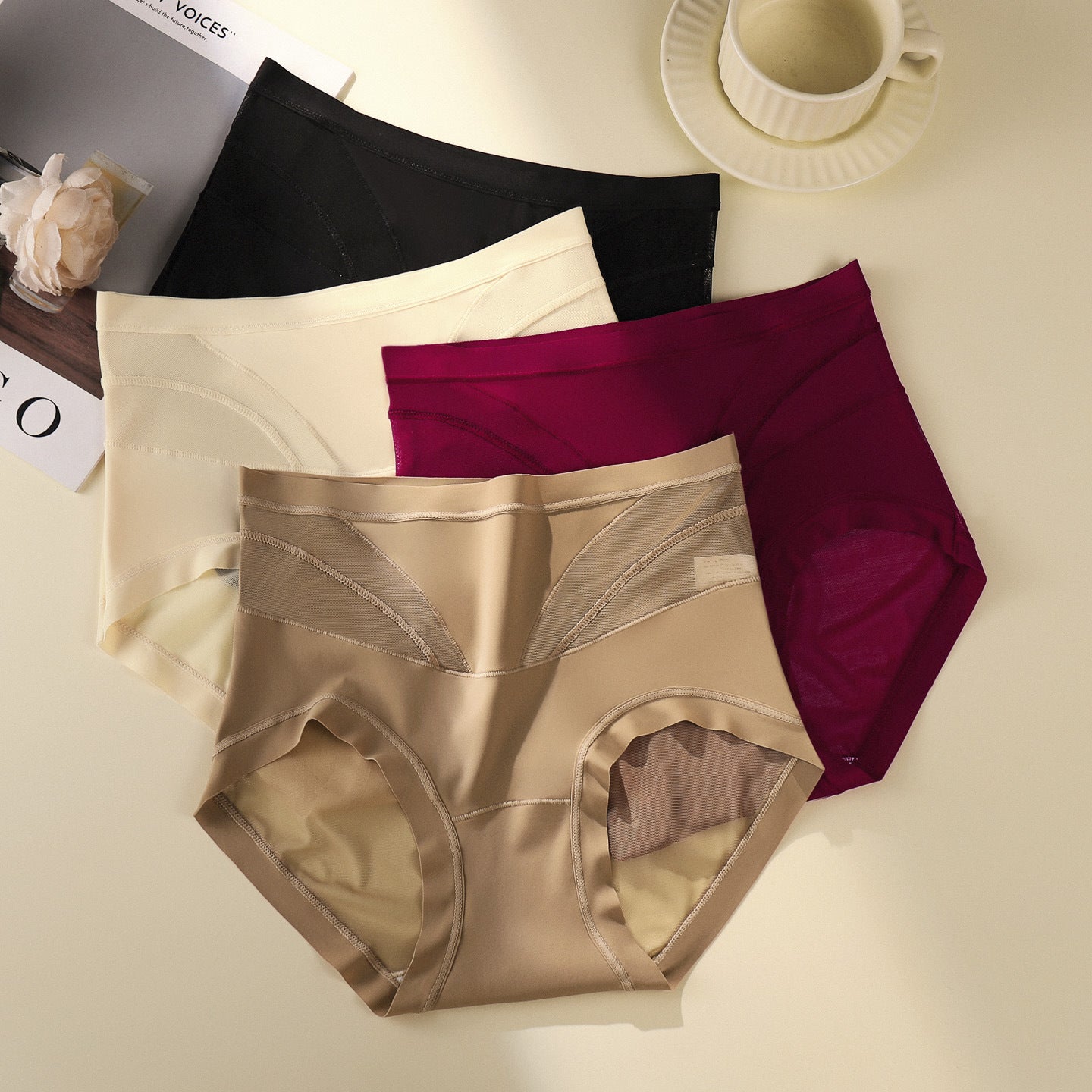 🍑 Tvarující spodní prádlo s vysokým pasem – okamžitě zvedne a zploští bříško! ✨