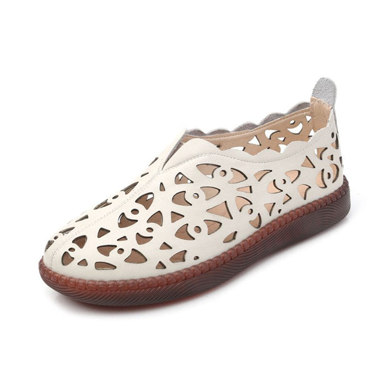 👡【Kup 1, a 2 dostaniesz gratis】🔥【35-42】Damskie buty retro z okrągłym noskiem i oddychającą cholewką-4007383