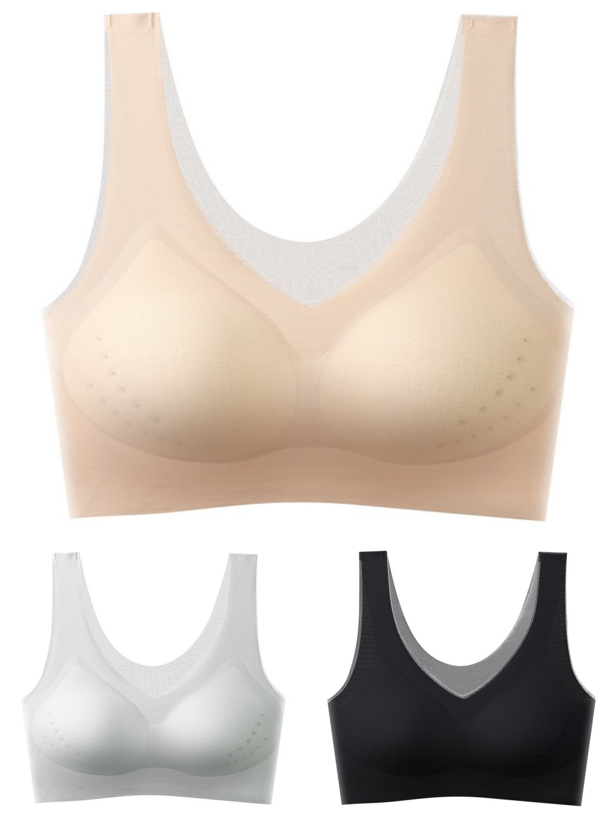 💕【Αγόρασε 2, Πάρε 1 Δωρεάν】【40-120 κιλά】Μοντέλο 2026 – Υπερλεπτό, Διαπνέον και Σχηματίζει Στήθος Σουτιέν