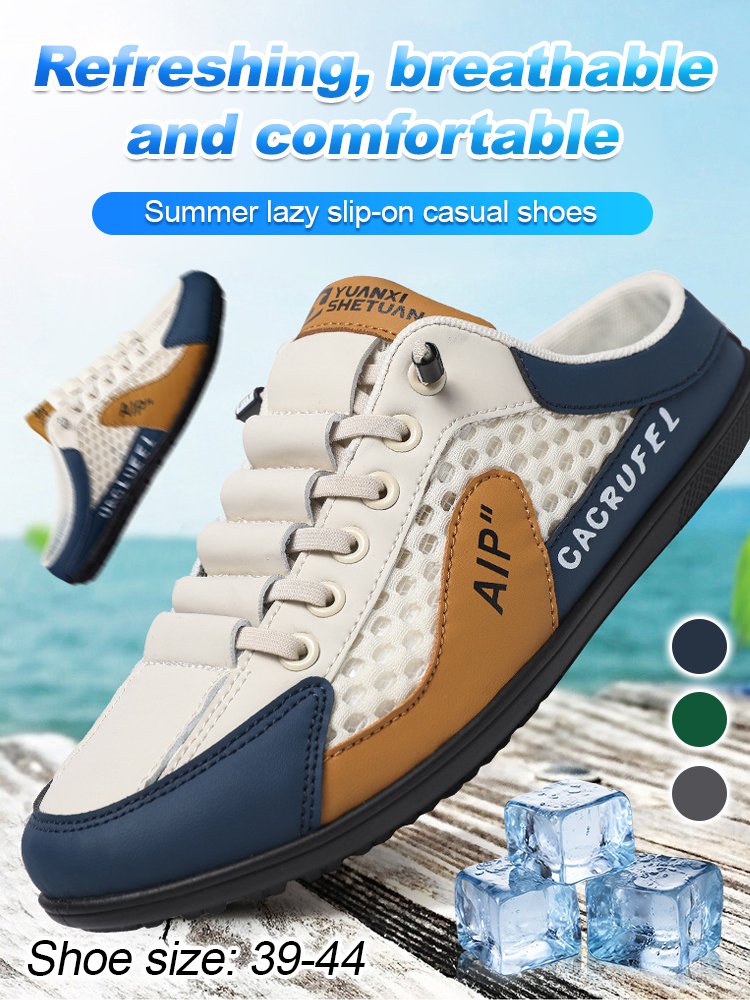 👞🔥【39-44】Nowe męskie sportowe wsuwane i codzienne kapcie-3891132