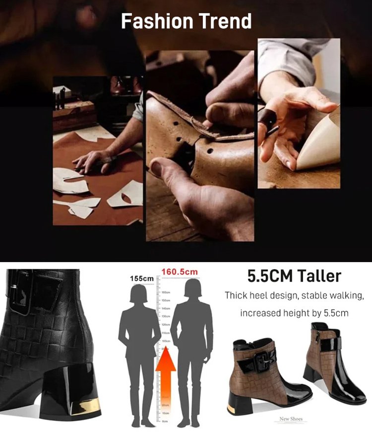 🔥【35-40】2024 nowe buty ze skóry bydlęcej importowane z Australii-3784209