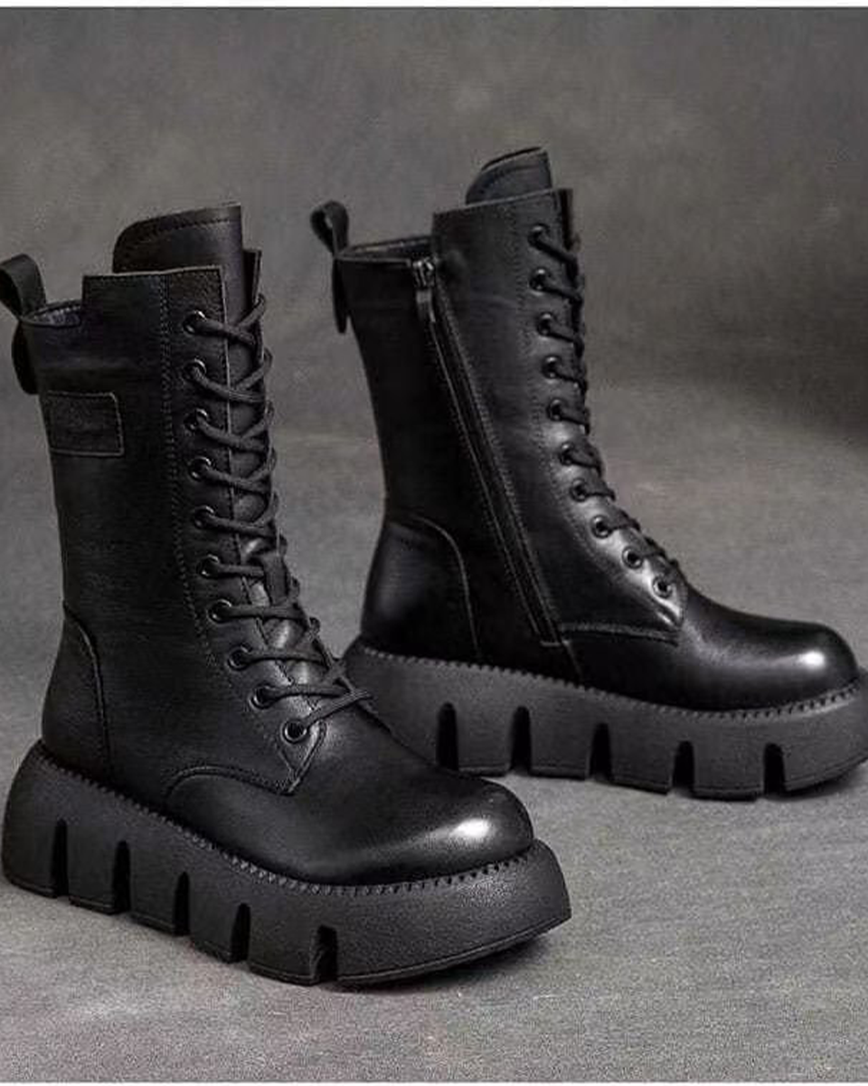 Damskie skórzane buty Martin